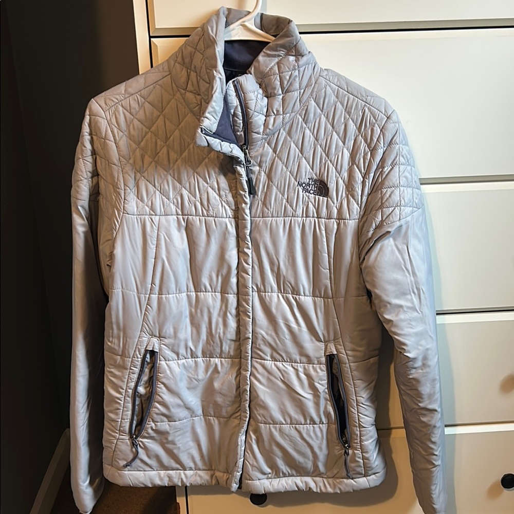 The North Face Gray Quilted Jacket